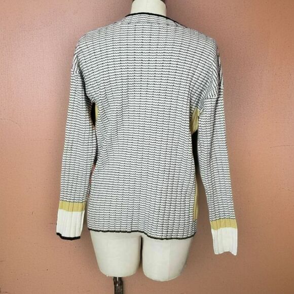 Gabby Isabella Striped Asymetrical Sweater - Picture 3 of 11